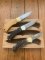 Puma Set of 3 - Full Size 4 Star Folding Knife Set in Display