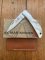 Al Mar Japan E1002P HAWK White Pearl Gentlemen's Knife in original Pouch and Box