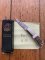 Puma Knife: Puma German 2006-113 Micro Folding Knife with Stag Antler Handle and Box