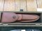Puma Knife: Puma Rarity Original 1769-1991 4 Star Fixed Blade GOLD Silberlöwe Knife with Grenadill Handle in Original Box