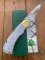 Puma Knife: Set of 4 Special Edition 90's 4 Star Folding Lock Blade Knives wth Custom Corelon Handles
