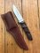 Boker Tree Brand Solingen German Made Nicker Fixed Blade Knife with Deer Antler Handle & Custom Sheath