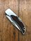 Puma Knife: Puma Mint 280850 Brushed Aluminium/Stainless/Wood Lord Folding Lock Knife