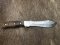 SOS Damascus *PUMA White Hunter* Knife with Walnut Hard Wood Handle & Leather Sheath