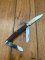 Puma Knife: Puma rare vintage PUMASTER 1972 'STOCK' 3 blade Fold back Knife with Dark Brown Jigged Bone Handle #41272