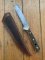Puma Knife: Puma 11 6398 Original 'Used' 1974 Hunters-Friend with custom sheath #98474