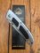 Puma Knife: Puma ADVANTEC Aluminium and Black Plain Edge Linerlock Folding Knife