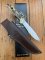 Puma Knife: Puma 6378 Original Mint 1980 OUTDOOR knife with Stag Antler Hands New Puma Sheath and Box