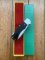 Puma Knife: Puma Original 1979 4 Star Folding Lock Blade Knife with Black Ebony Micarta Handle in Original Box #13971