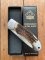 Puma Knife: Puma 1998 Custom Stag Antler Handled Lock Back Folding Knife