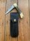 Puma Knife: Puma 1998 Duke Folding Knife with Stag Antler Handle in Pouch