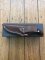 Small Japanese Custom Made Drop Point Hunter with Thuya Wood Handle
