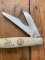 Puma Knife: Puma Original Stockman Knife with Faux Bone Handle And Scrimshawed Duck
