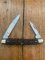 Puma Knife: Puma Rarer 1971 Bantam Folding Knife with Red Bone Handle #27172
