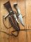 Ken Richardson Custom Handmade 5" Bowie Blade Hunting Knife with Deer Antler Handle & Custom Sheath