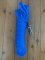 Long Dog Lead: Professional 20 metre Dog Trainer Mid Blue Long Lead Large Clip
