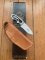 Puma Knife: Puma Very Rare 2002 'WIND' Skeleton Knife in Leather Sheath
