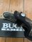 Buck Knife: Rare 2007 Buck Alpha Gut Hook Hunter with Camo Handle  & Camo Sheath