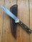 Puma Knife: Puma 11 6398 Original 'Used' 1974 Hunters-Friend with custom sheath #98474