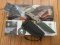 ESEE Knives- ESEE-5 Knife with Ivory Beige Micarta Handle Green Blade & Black Kydex Sheath