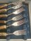 ASHBERRY Sheffield England 1930's-50's 12 Piece Stag Handled Knife & Fork Set.