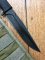 Kizlyar Knife: Kizlyar Original Korshun Military Knife with Elastron Rubberised Handle and Tactical Sheath #8016