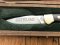 Puma Knife: Puma Rarity Original 1769-1991 4 Star Fixed Blade GOLD Silberlöwe Knife with Grenadill Handle in Original Box