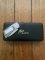 Katz Knives: Small Bob Kat Cherrywood Locking Folding Knife with gift Tin