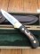 Puma Knife: Puma Rarity Original 1769-1991 4 Star Fixed Blade COPPER Silberlöwe Knife with Grenadill Handle in Original Box