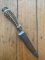 1970's DES Brand Jagdnicker Knife with Red Deer Antler Handle & Sheath