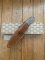 LionSTEEL Italy. Model M3 CVN Natural Canvas Micarta Handle with Leather Sheath