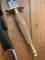 J.NOWILL & SONS  J.ADAMS SHEFFIELD ENGLAND GOLD/SILVER FS COMMANDO KNIFE