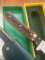 Puma Knife: Puma 1984 ForsterNicker Knife with Stag Handle & Green & Yellow Box #40482