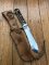 Puma Knife: Puma Vintage 6384 German Market Pre 1964 White Hunter with Stag Handle & Original Sheath
