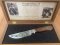 Browning Knife Theodore Roosevelt 150 Year Commemorative Knife in Wooden Display Box