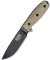 ESEE Knives- ESEE-4 Knife with Ivory Beige Micarta Handle & Black Kydex Sheath
