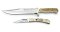 Puma SGB Knife: Puma SGB Commando Stag Outdoorsman Bowie & White Tail Folder Combo