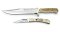 Puma SGB Knife: Puma SGB Commando Stag Outdoorsman Bowie & White Tail Folder Combo