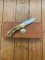Puma Knife: Puma Original Scrimshawed Puma Aligator 4 Star Folding Lock Blade Knife with Presentation Box