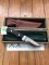 Puma Knife: 1990 Puma 12 6010 Model Skinmaster with Ebony Handle