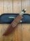 Randall Knives USA: Model 25 5" Trapper knife in Original Sheath & pouch