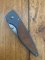 Puma Knife: Puma 2002 Handic Linerlock Black & Wood Frame Folding Knife