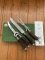 Puma Knife: Mint Carving set with Knife, Fork & Shears