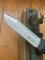 Kizlyar Knife: Kizlyar Original AUS-8 Dominus Part Serrated Blade with Kraton Handle