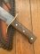 Damascus Knife: Damascus Western Alamo Bowie with Walnut Handle
