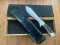 Puma Knife: Puma Rüdemann 40 with Black Micarta Handle in Sheath & Custom Wooden Box