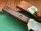 Puma Knife: 1989 Puma Big Big Bowie knife with Wooden Handle in original Wooden Box #45982