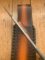 Damascus Knife: Damascus Western Alamo Bowie with Walnut Handle