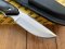 Buck Knife: Buck 403 Big Sky Knife with Black/Grey Laminated Handle