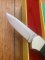 Puma Knife: Puma Original 1979 4 Star Folding Lock Blade Knife with Black Ebony Micarta Handle in Original Box #13971